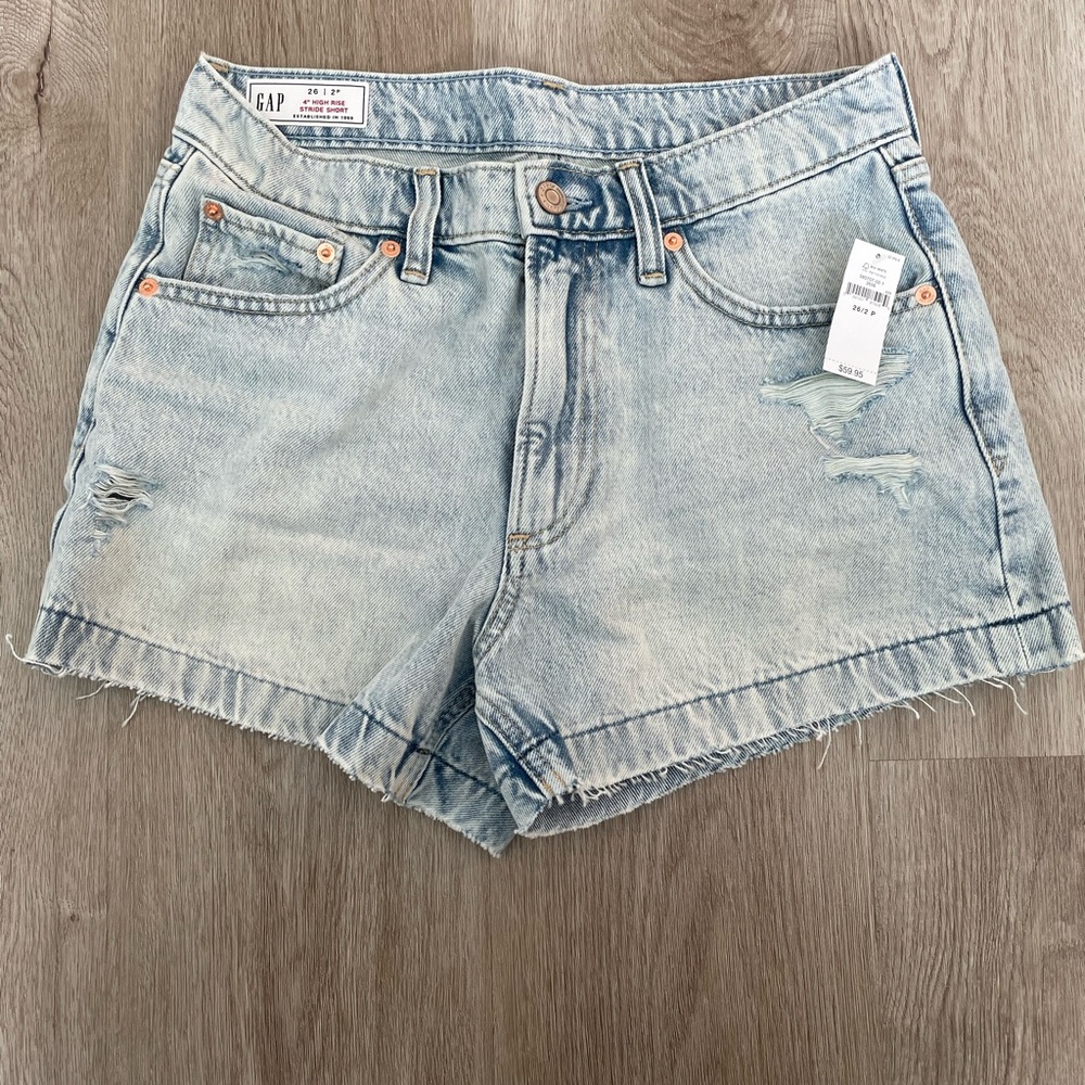 GAP Women's Light Blue Denim Shorts
